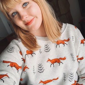 Cozy fox sweater